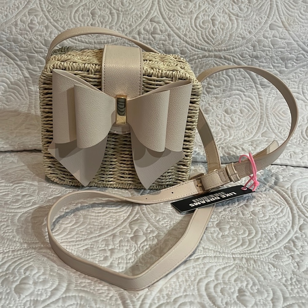 Like Dreams bow tie crossbody, NWT‎